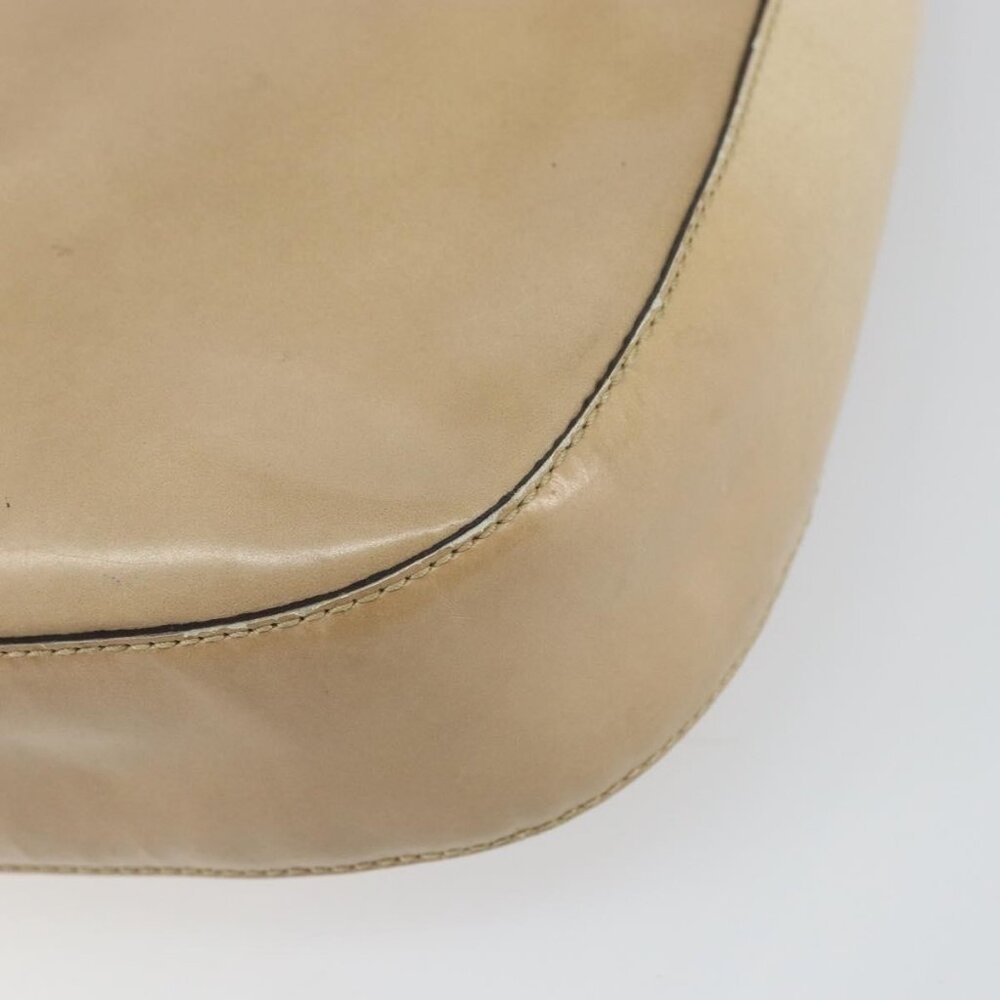 Authentic PRADA Shoulder Bag Patent leather Beige - Picture 4 of 16